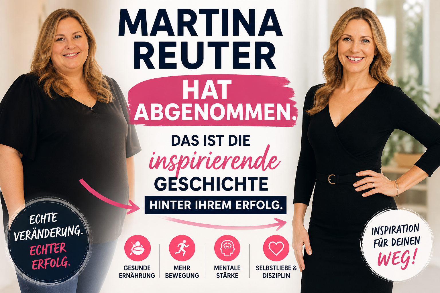Martina Reuter hat abgenommen