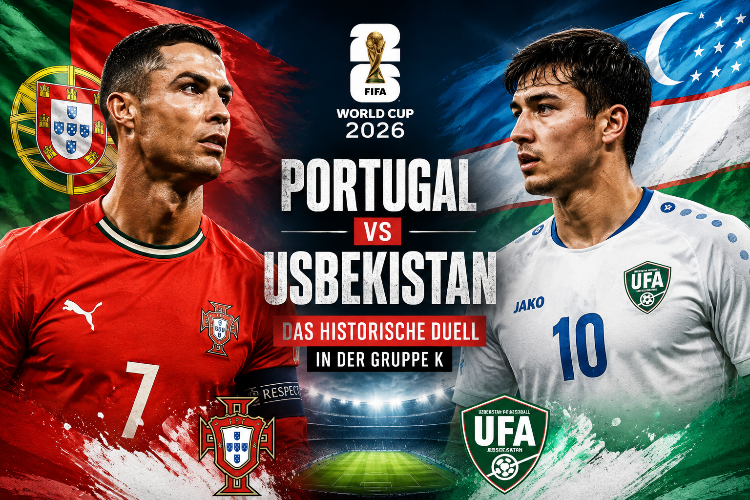 Portugal vs. Uzbekistan World Cup 2026